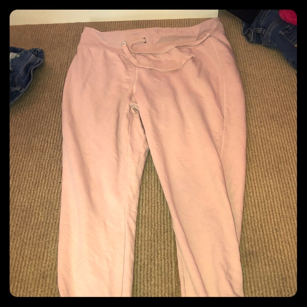 Light pink sweat pants